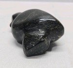 Inuit Soapstone Black Bird Sculpture, 1978