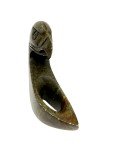 Signed Vintage Inuit Soapstone Carving Figurine