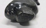 Inuit Soapstone Black Bird Sculpture, 1978