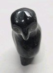 Inuit Soapstone Black Bird Sculpture, 1978