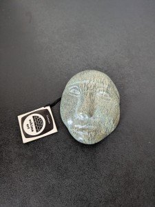 Inuit Stone Carving - Vintage Face Art