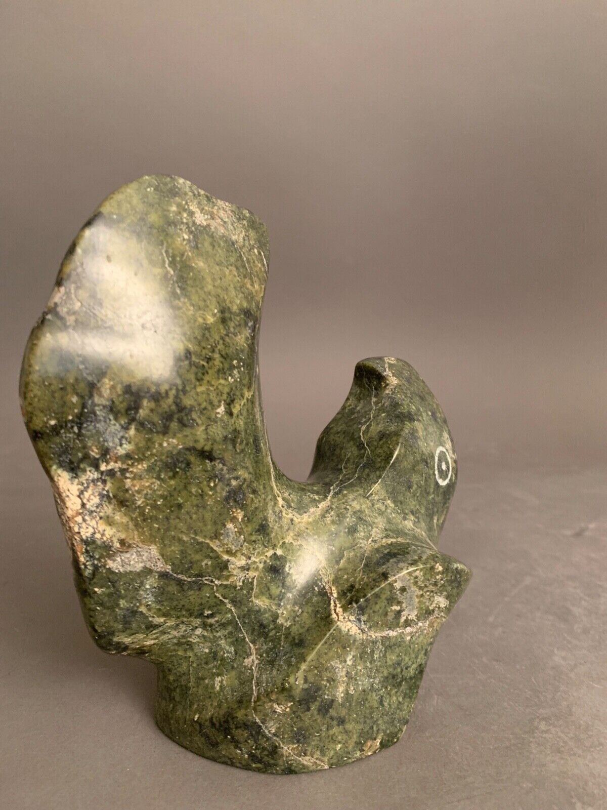 Inuit Art Carving Joe Poodlat Bird (1992)