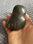 Handmade Inuit Stone Owl Carving from Canada