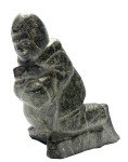 Inuit Soapstone Carving - Handcrafted Vintage Art