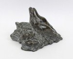 Inuit Soapstone Seal Sculpture - 3.5" Vintage