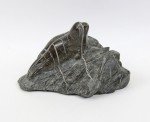 Inuit Soapstone Seal Sculpture - 3.5" Vintage