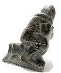 Inuit Soapstone Carving - Handcrafted Vintage Art