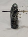 BEKOA LOOK Inuit Soapstone Eskimo Hunter Carving