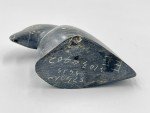 Hand-Carved Soapstone Inuit Bird Sculpture