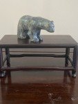 Authentic Inuit Carved Serpentine Polar Bear Sculpture