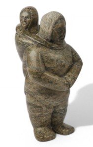 15” XXL Inuit Stone Carving