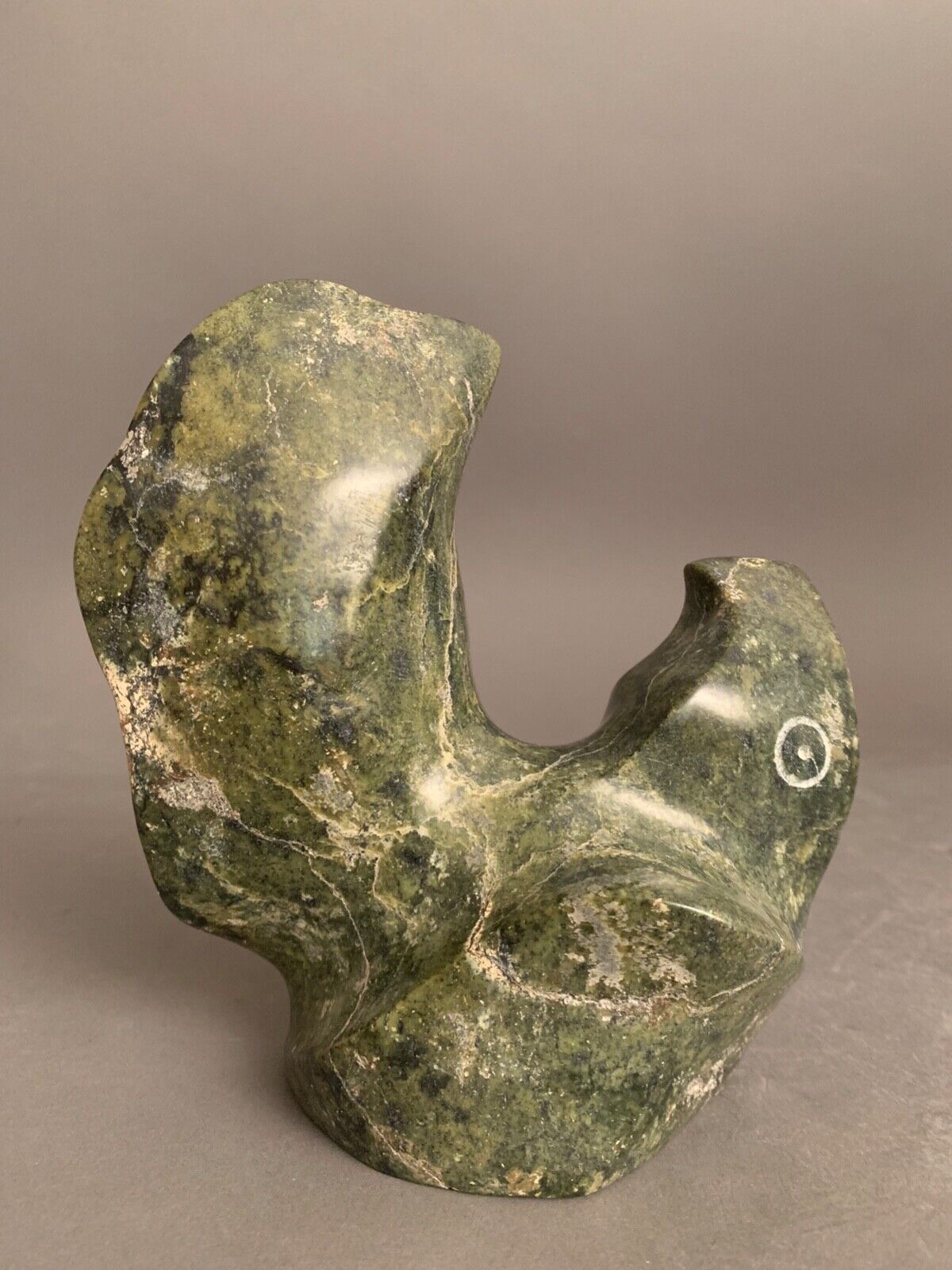 Inuit Art Carving Joe Poodlat Bird (1992)