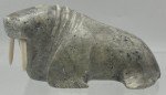 Inuit Stone Carving: Walrus Mother and Calf