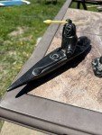 Inuit Soapstone Carving: Kayak Hunting Scene