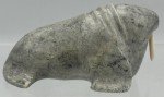 Inuit Stone Carving: Walrus Mother and Calf