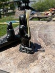 Inuit Soapstone Carving: Kayak Hunting Scene