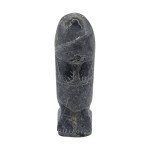 Inuit Soapstone Seal Carving - 5" Signed Art