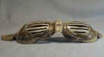 Yupik Hand Carved Sunglasses with Inuit Mask Design