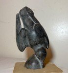 Paul Sivuak Soapstone Inuit Bird Sculpture