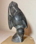 Paul Sivuak Soapstone Inuit Bird Sculpture