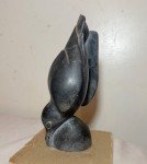 Paul Sivuak Soapstone Inuit Bird Sculpture