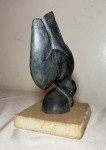 Paul Sivuak Soapstone Inuit Bird Sculpture