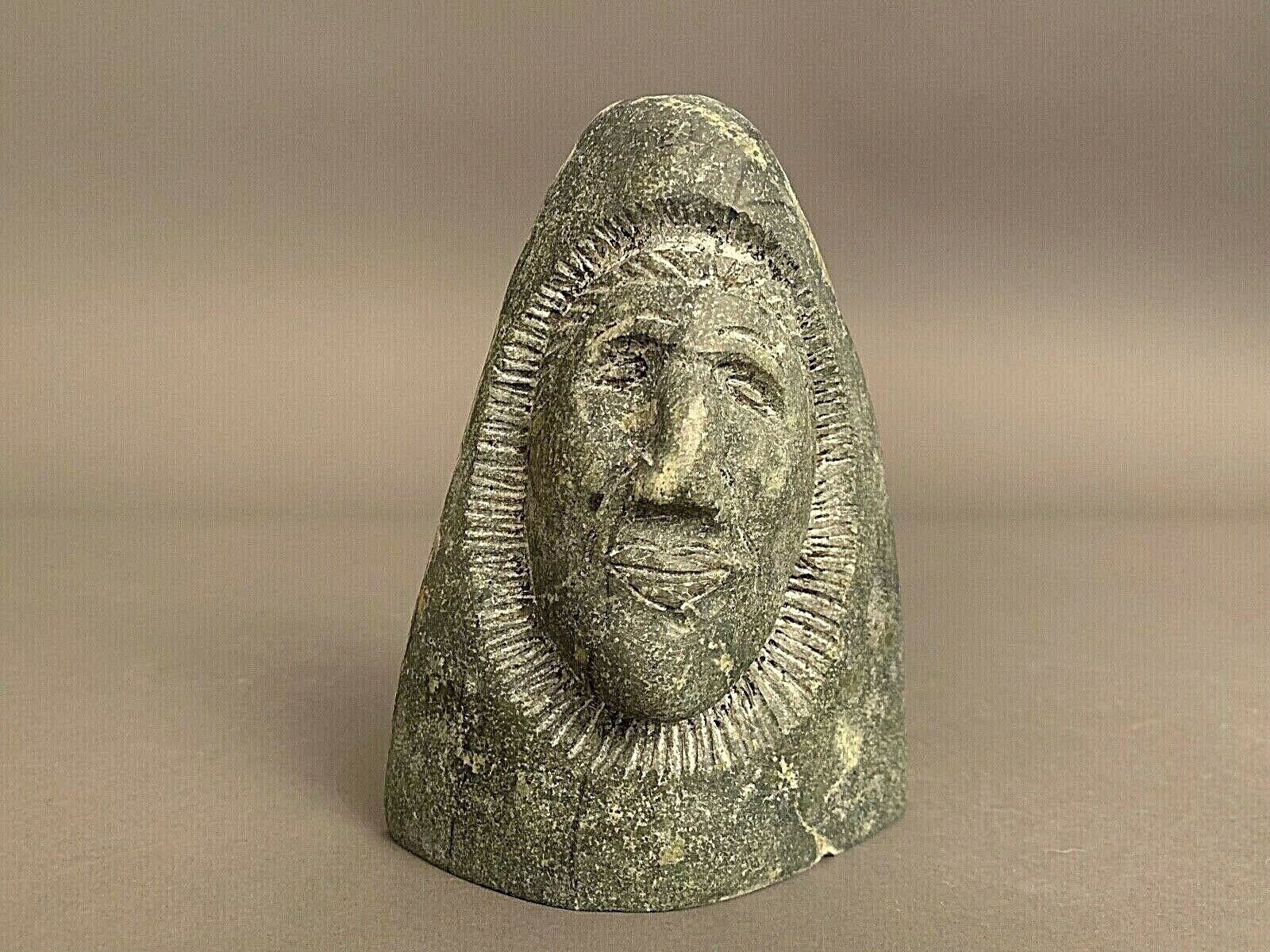 Inuit Art Carving: Tony Ittunga Face #66541