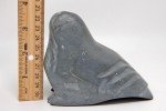 Vintage Inuit Soapstone Sea Duck Carving 4"x4.5