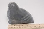 Vintage Inuit Soapstone Sea Duck Carving 4"x4.5