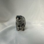 Hand-Carved Inuit Grey and Brown Polar Bear