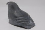 Vintage Inuit Soapstone Sea Duck Carving 4"x4.5