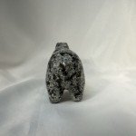 Hand-Carved Inuit Grey and Brown Polar Bear