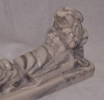 Sled Dogs Inuit Art Sculpture in Marblecraft