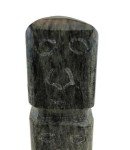 Inuit Soapstone Three-Tier Carved Figure - Signed