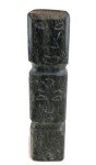 Inuit Soapstone Three-Tier Carved Figure - Signed