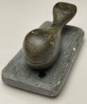 Inuit Soapstone Whale Carving on Base - 4