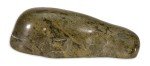 Hand-Carved Green Soapstone Inuit Whale Sculpture