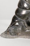 Hand-Carved Inuit Soapstone Figure with Baby