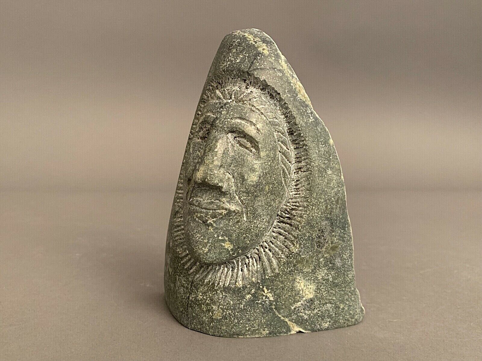 Inuit Art Carving: Tony Ittunga Face #66541