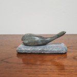 4" Soapstone Whale Carving on Base
