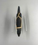 Vintage Inuit Soapstone Sled Dog Carving