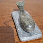 4" Soapstone Whale Carving on Base