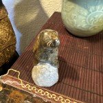 R. Powers Signed Inuit Stone Seal Carving