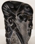 Inuit Hunter Hand-Carved Soapstone Sculpture