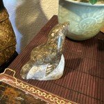 R. Powers Signed Inuit Stone Seal Carving