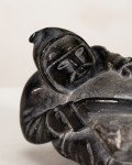 Inuit Hunter Hand-Carved Soapstone Sculpture