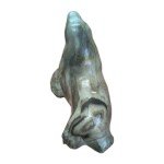 Signed Inuit Stone Carving of Seal