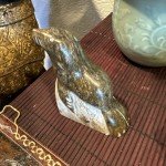 R. Powers Signed Inuit Stone Seal Carving
