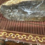R. Powers Signed Inuit Stone Seal Carving