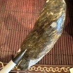 R. Powers Signed Inuit Stone Seal Carving